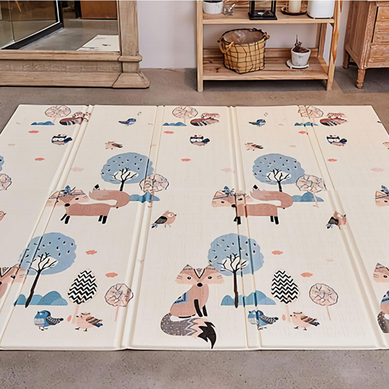 Tyknet baby krypende matte baby hjem sammenleggbar krypende matte Tyknet baby krypende matte baby hjem sammenleggbar krypende matte